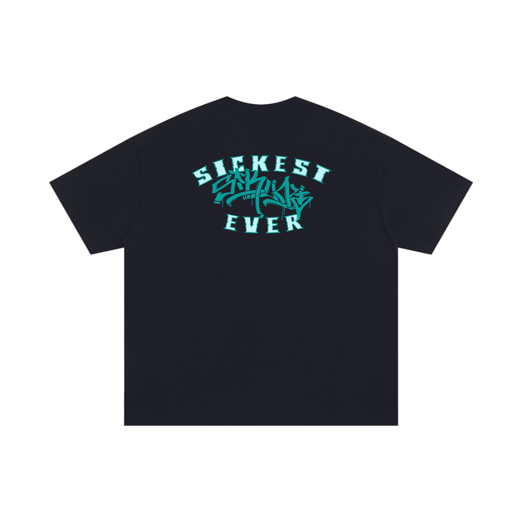 Sikunt black/green tee