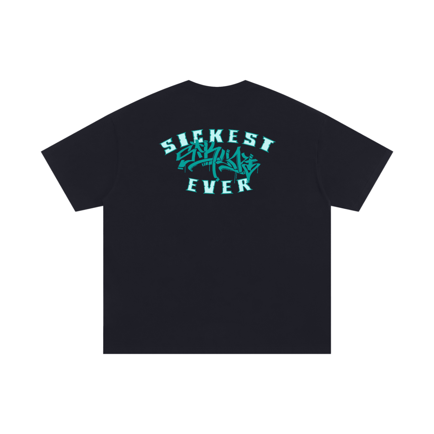 Sikunt black/green tee