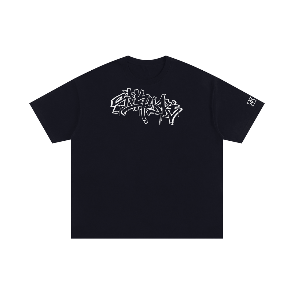 sikunt handstyle black/white tee