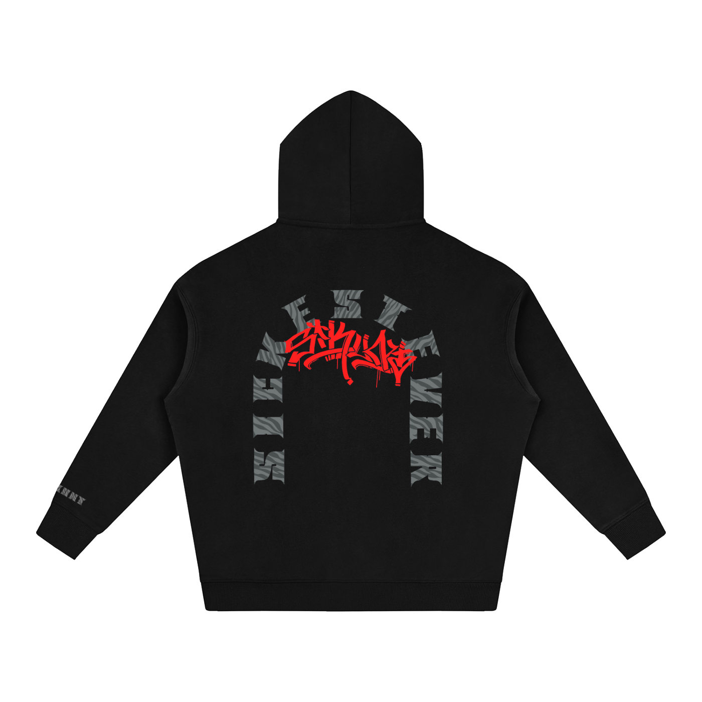 Sikunt red/grey tiger hoodie
