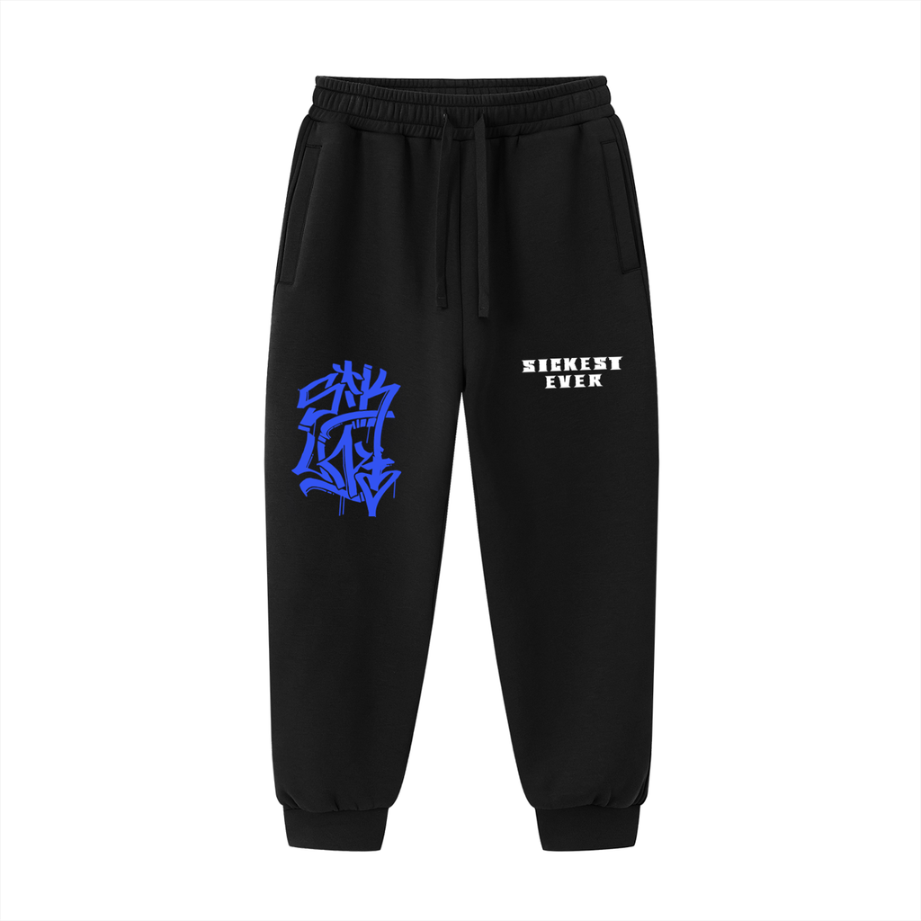 Sikunt blue handstyle joggers