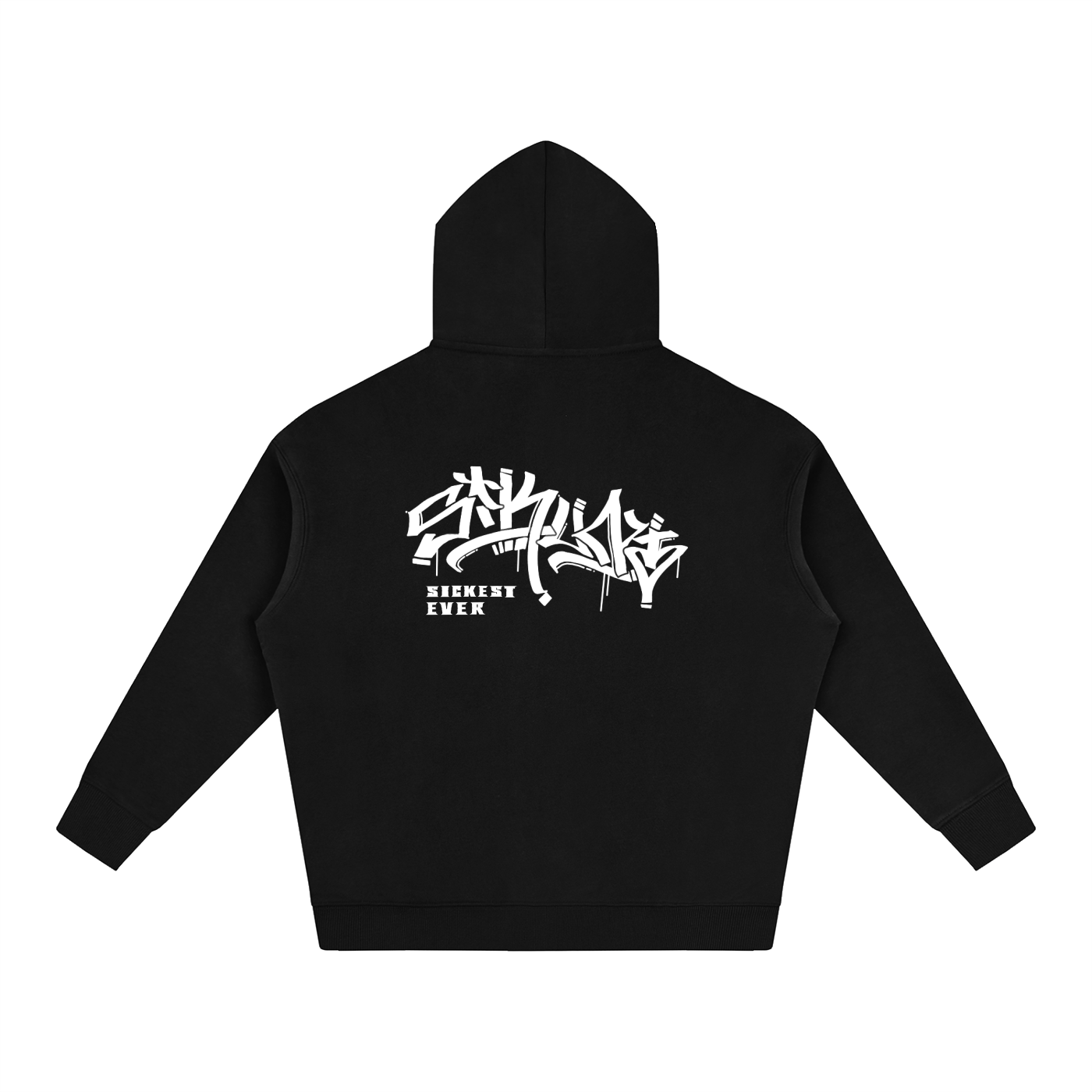 sikunt black/white hoodie