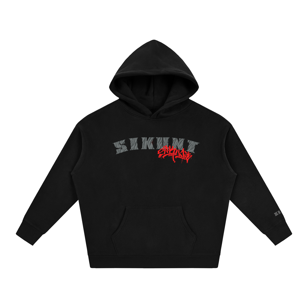 Sikunt red/grey tiger hoodie