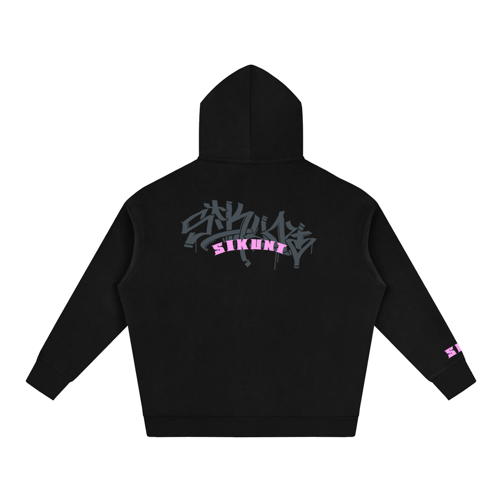 Sikunt pink/black hoodie